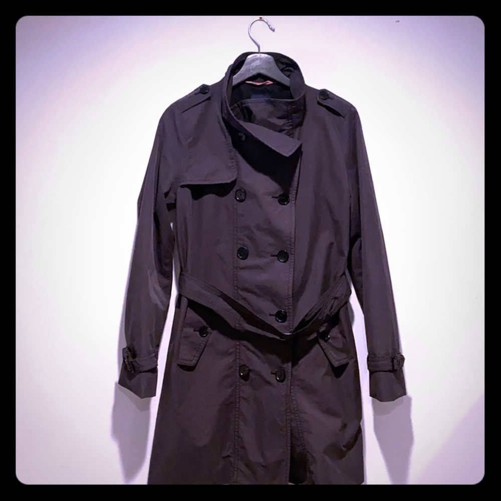 Gap / navy trench coat / small